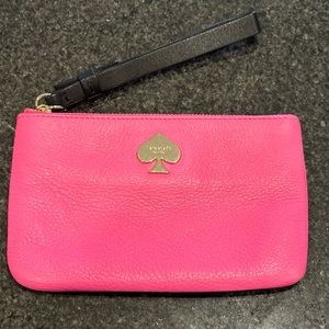 Kate Spade leather wristlet